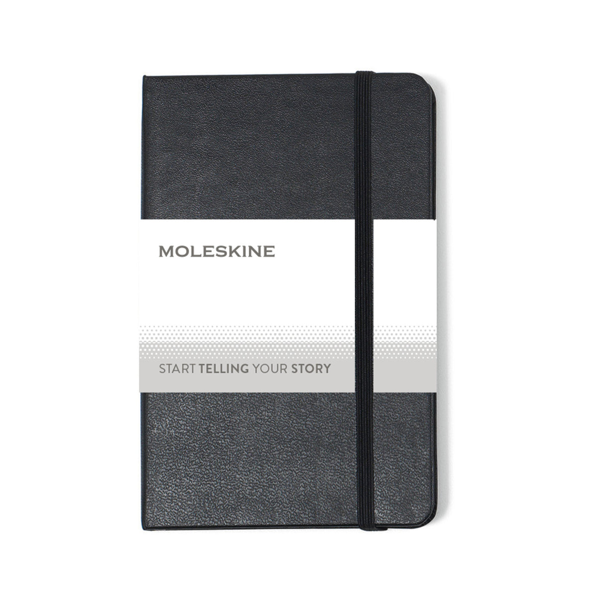 Moleskine Hard Cover Ruled Notebook, Pocket Debossing - Black - View 5