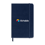 Moleskine Hard Cover Ruled Notebook, Pocket Debossing - Sapphire Blue - View 1