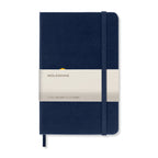 Moleskine Hard Cover Ruled Notebook, Pocket Debossing - Sapphire Blue - View 2