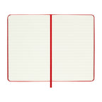 Moleskine Hard Cover Ruled Notebook, Pocket Debossing - Scarlet Red - View 3