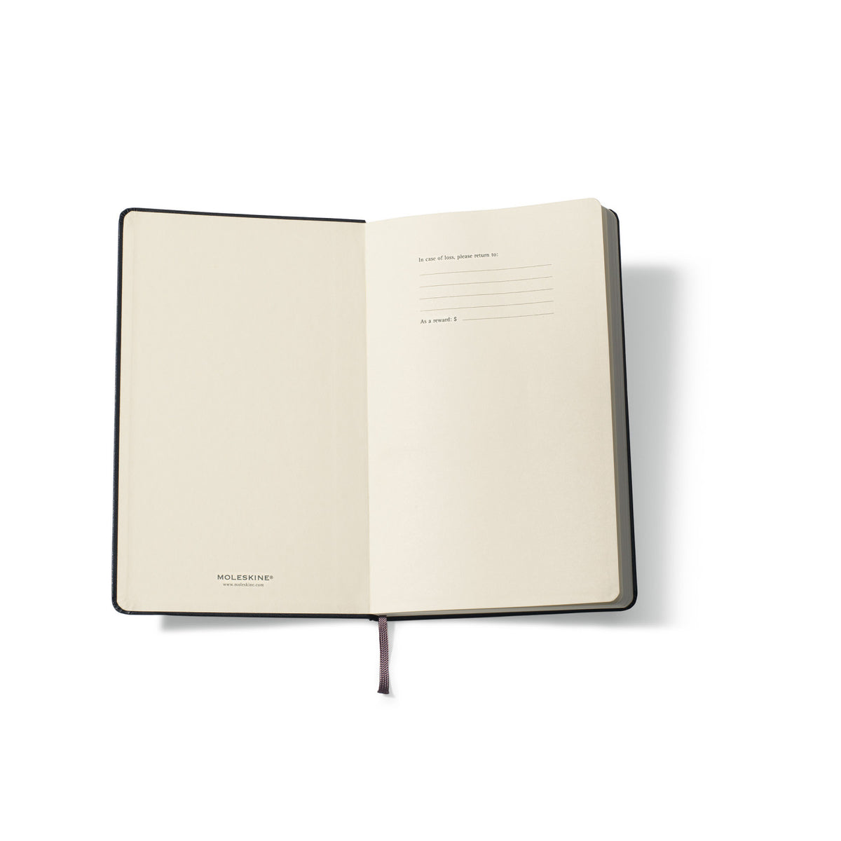 Moleskine Hard Cover Ruled Notebook, Pocket Full Color - Black - View 4