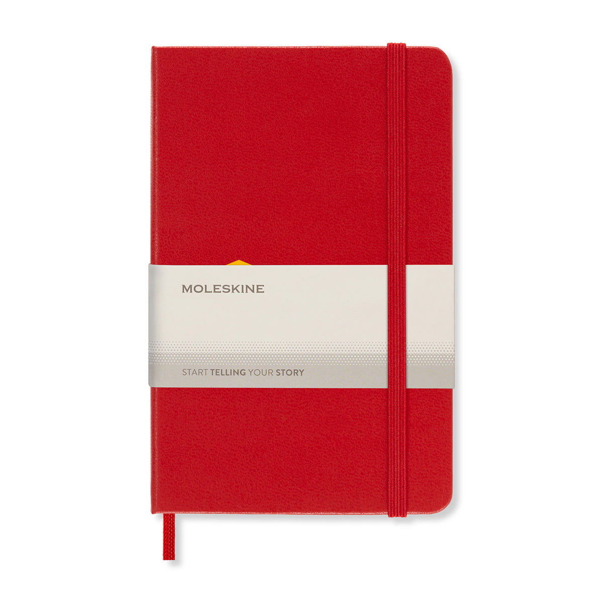 Moleskine Hard Cover Ruled Notebook, Pocket Full Color - Scarlet Red - View 2