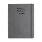 Moleskine Hard Cover Ruled Notebook, X-Large Debossing - Slate Grey - View 1