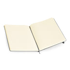 Moleskine Hard Cover Ruled Notebook, X-Large Debossing - Slate Grey - View 2