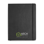 Moleskine Hard Cover Ruled Notebook, X-Large Full Color - Black - View 1