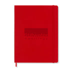 Moleskine Hard Cover Ruled Notebook, X-Large Full Color - Scarlet Red - View 1