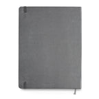 Moleskine Hard Cover Ruled Notebook, X-Large - Slate Grey - View 3