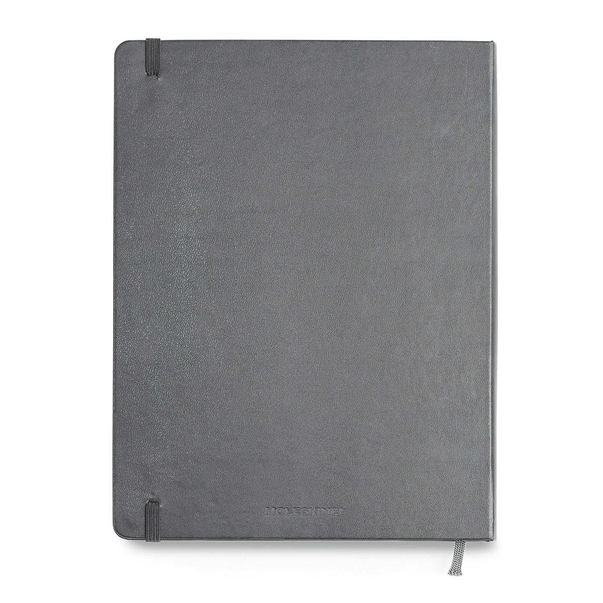 Moleskine Hard Cover Ruled Notebook, X-Large - Slate Grey - View 3