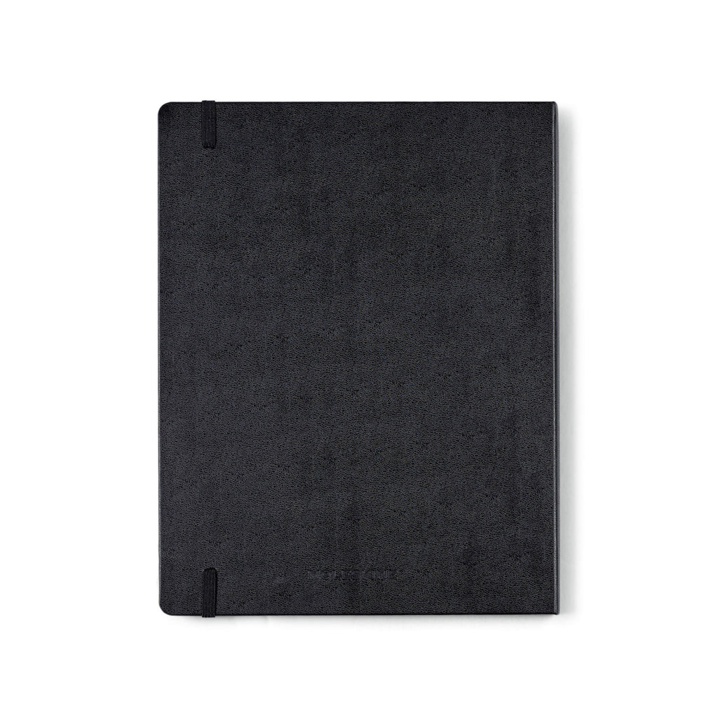 Moleskine Hard Cover Ruled Notebook, XX-Large - Black - View 5