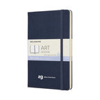 Moleskine Hard Cover Sketchbook, Large - Sapphire Blue - View 3