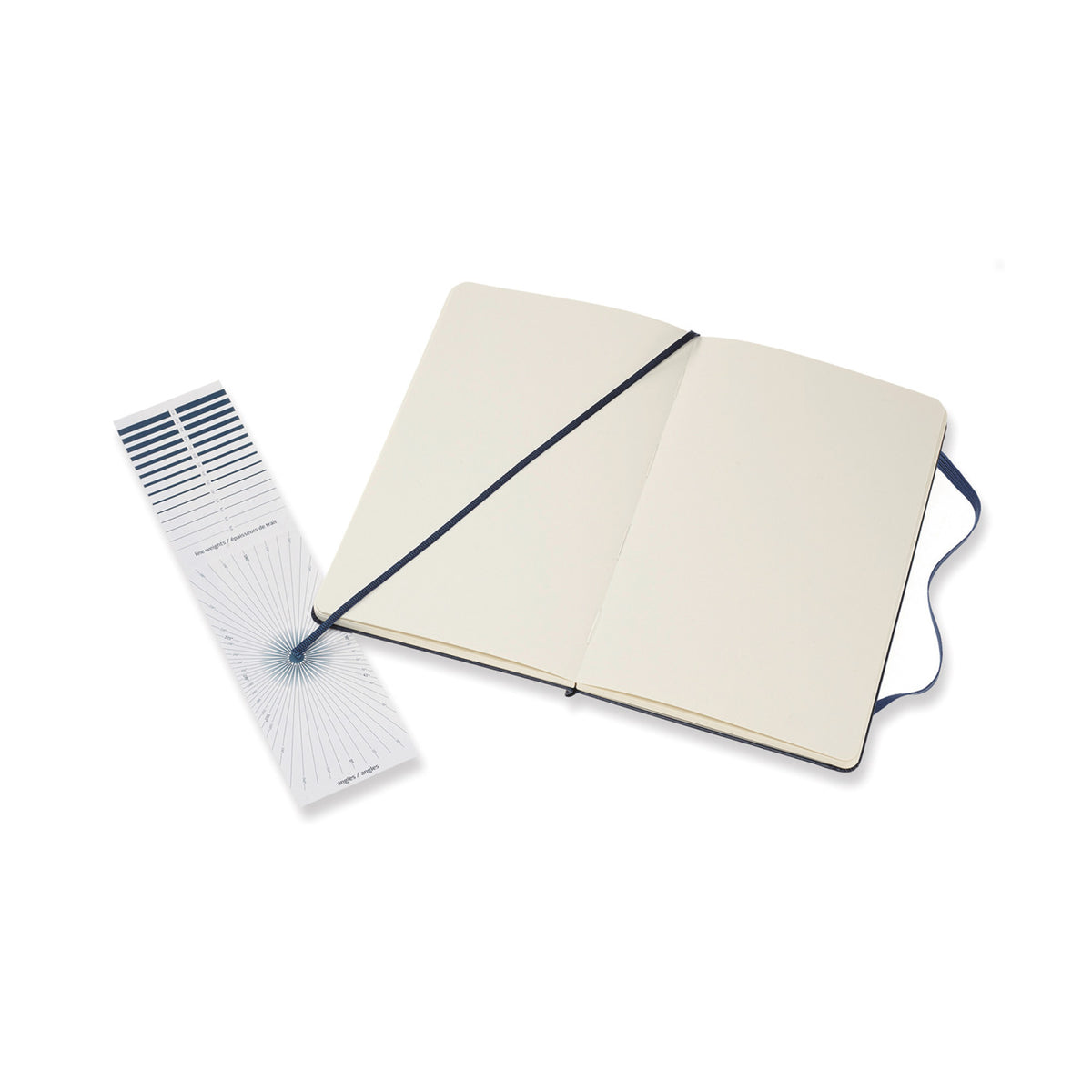 Moleskine Hard Cover Sketchbook, Large - Sapphire Blue - View 6