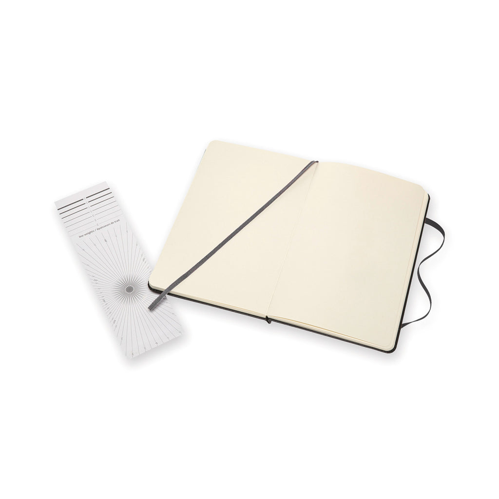 Moleskine Hard Cover Sketchbook, Medium Debossing - Black - View 5