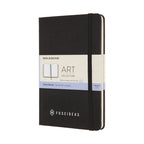 Moleskine Hard Cover Sketchbook, Medium Full Color - Black - View 3