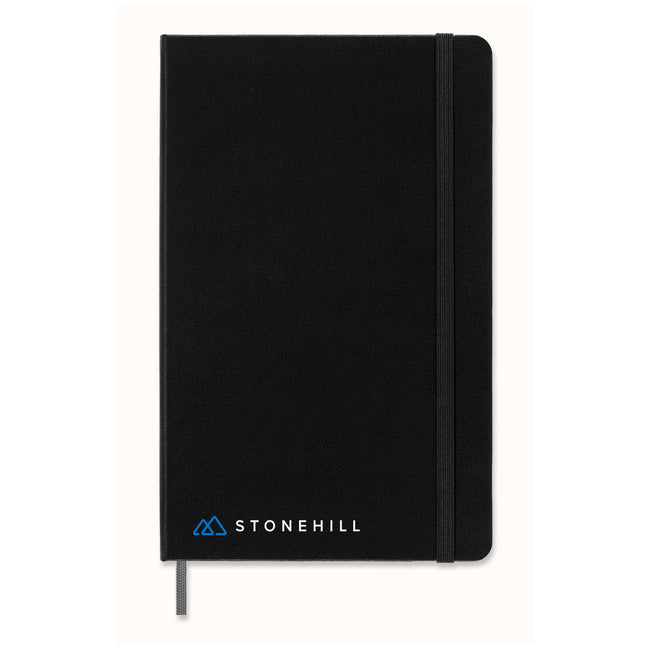 Moleskine Hard Cover Smart Notebook, Ruled, Large Debossing
