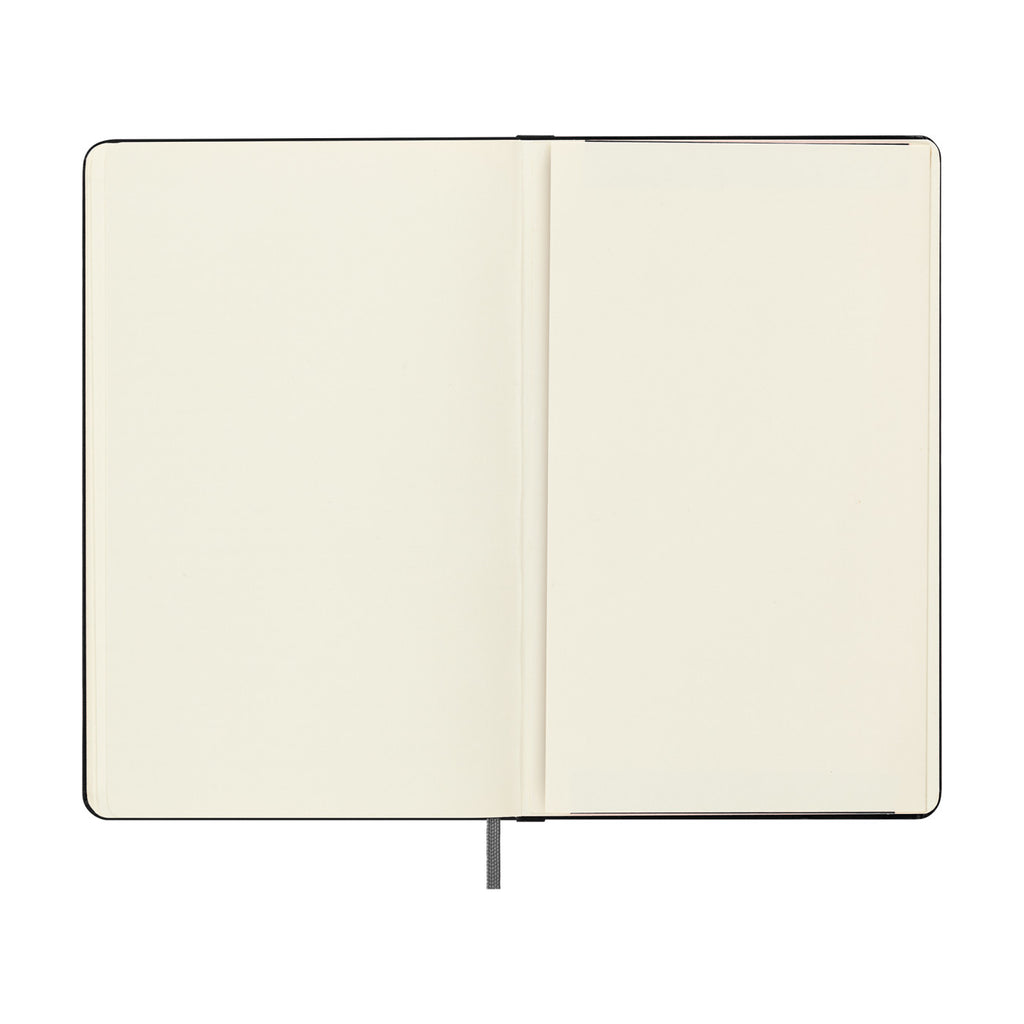 Moleskine Hard Cover Smart Notebook, Ruled, Large Debossing - Black - View 3