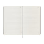 Moleskine Hard Cover Smart Notebook, Ruled, Large Debossing - Black - View 6