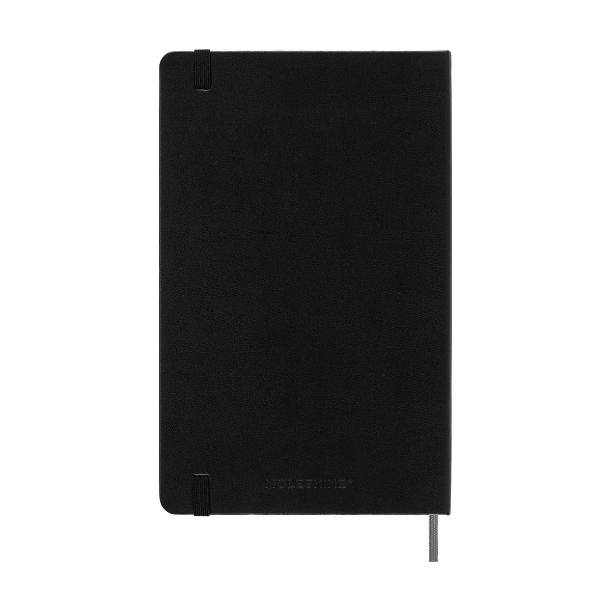 Moleskine Hard Cover Smart Notebook, Ruled, Large Debossing - Black - View 7