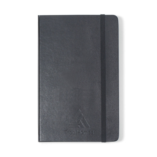 Moleskine Hard Cover Squared Notebook, Large Debossing