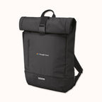 Moleskine Metro Roll Top Laptop Backpack, 30 L Embroidery - Black - View 2