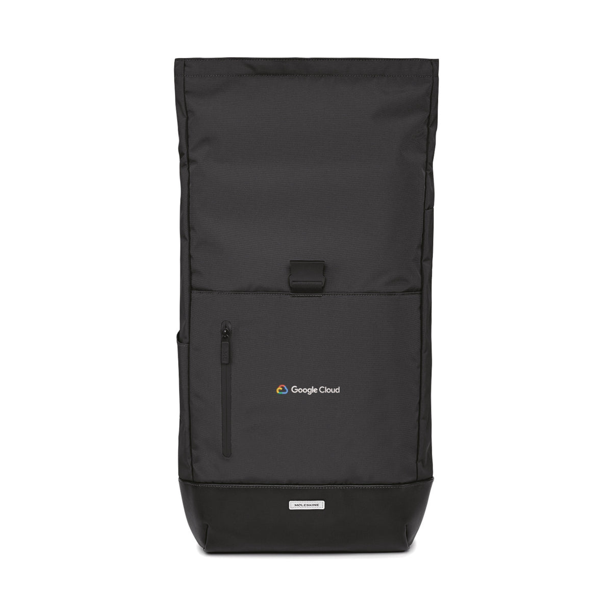 Moleskine Metro Roll Top Laptop Backpack, 30 L Transfer - Black - View 3