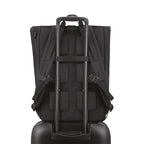 Moleskine Metro Roll Top Laptop Backpack, 30 L Transfer - Black - View 9