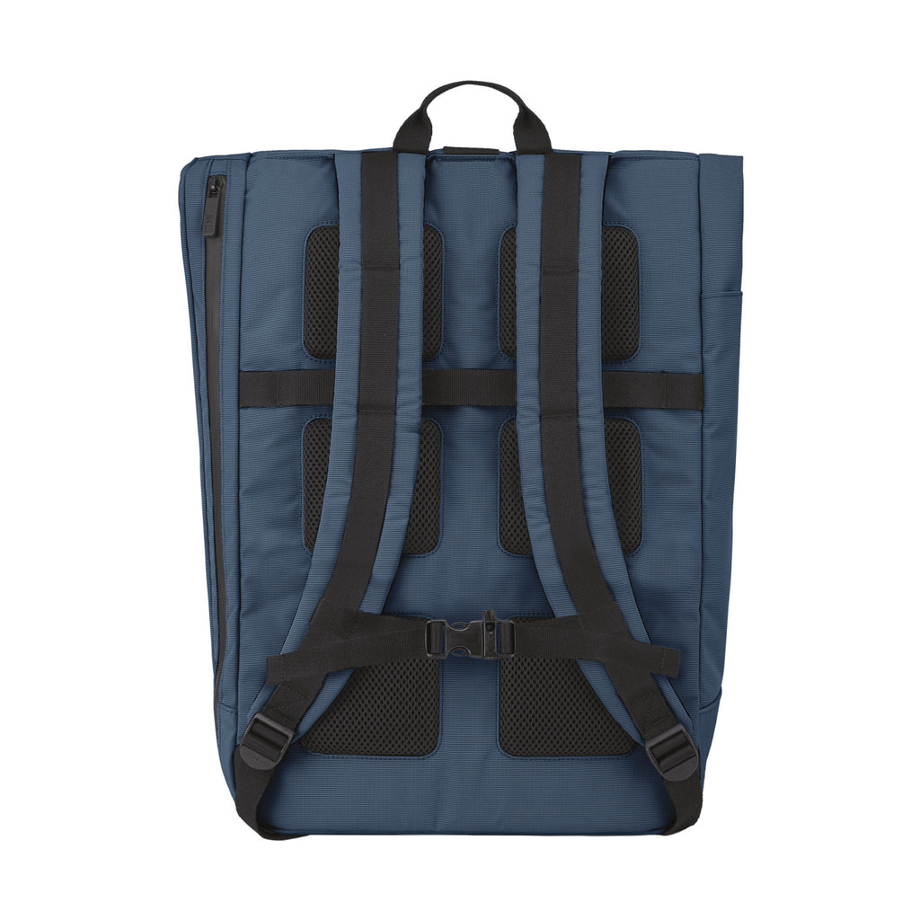 Moleskine Metro Roll Top Laptop Backpack, 30 L Transfer - Sapphire Blue - View 2