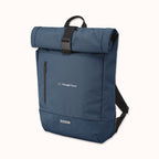 Moleskine Metro Roll Top Laptop Backpack, 30 L Transfer - Sapphire Blue - View 3