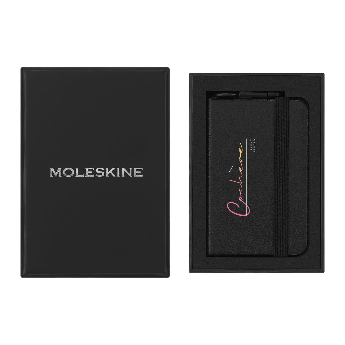 Moleskine Mini Notebook Charm with Keychain Full Color - Black - View 2