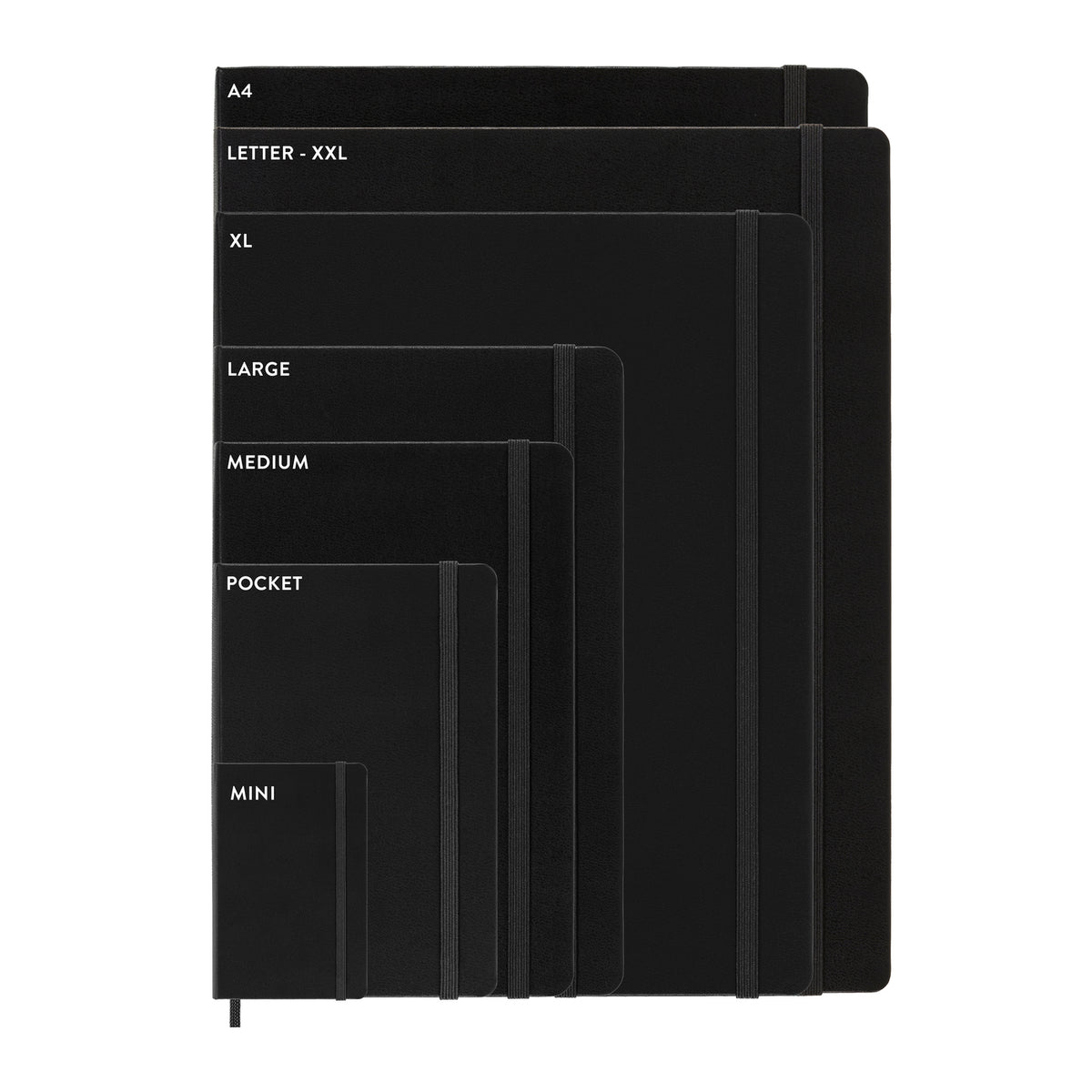 Moleskine Mini Notebook Charm with Keychain Full Color - Black - View 7
