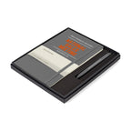 Moleskine Notebook and GO Pen Gift Set, Large Debossing - Slate Grey / Slate Grey - View 1