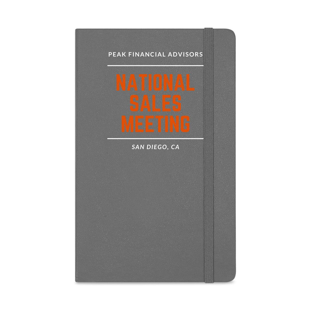 Moleskine Notebook and GO Pen Gift Set, Large Full Color - Slate Grey / Slate Grey - View 2
