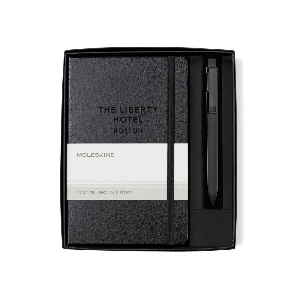 Moleskine Notebook and GO Pen Gift Set, Medium - Black - View 2