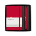 Moleskine Notebook and GO Pen Gift Set, Pocket Laser Engraving - Scarlet Red - View 2