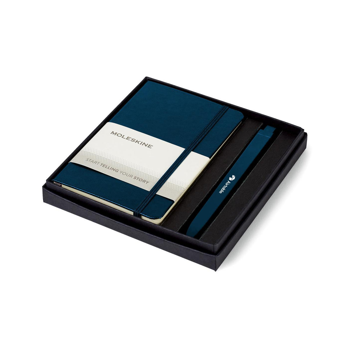 Moleskine Notebook and GO Pen Gift Set, Pocket - Sapphire Blue / Sapphire Blue - View 1