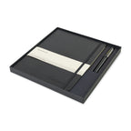 Moleskine Notebook and Kaweco Rollerball Gift Set, X-Large Laser Engraving - Black - View 1