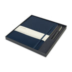 Moleskine Notebook and Kaweco Rollerball Gift Set, X-Large Laser Engraving - Sapphire Blue - View 1