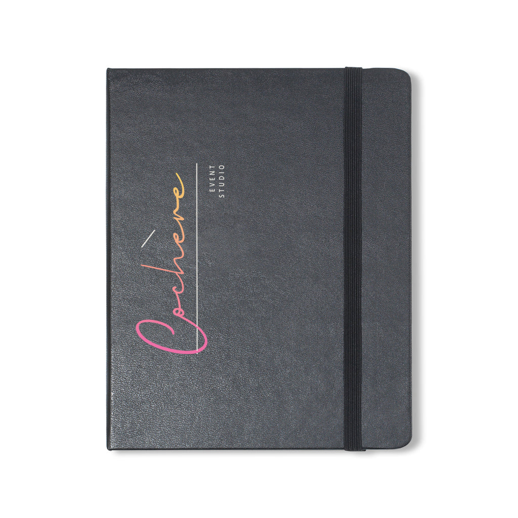 Moleskine Notebook, GO Pen and Mini Charm Gift Set, Large Debossing - Black - View 3