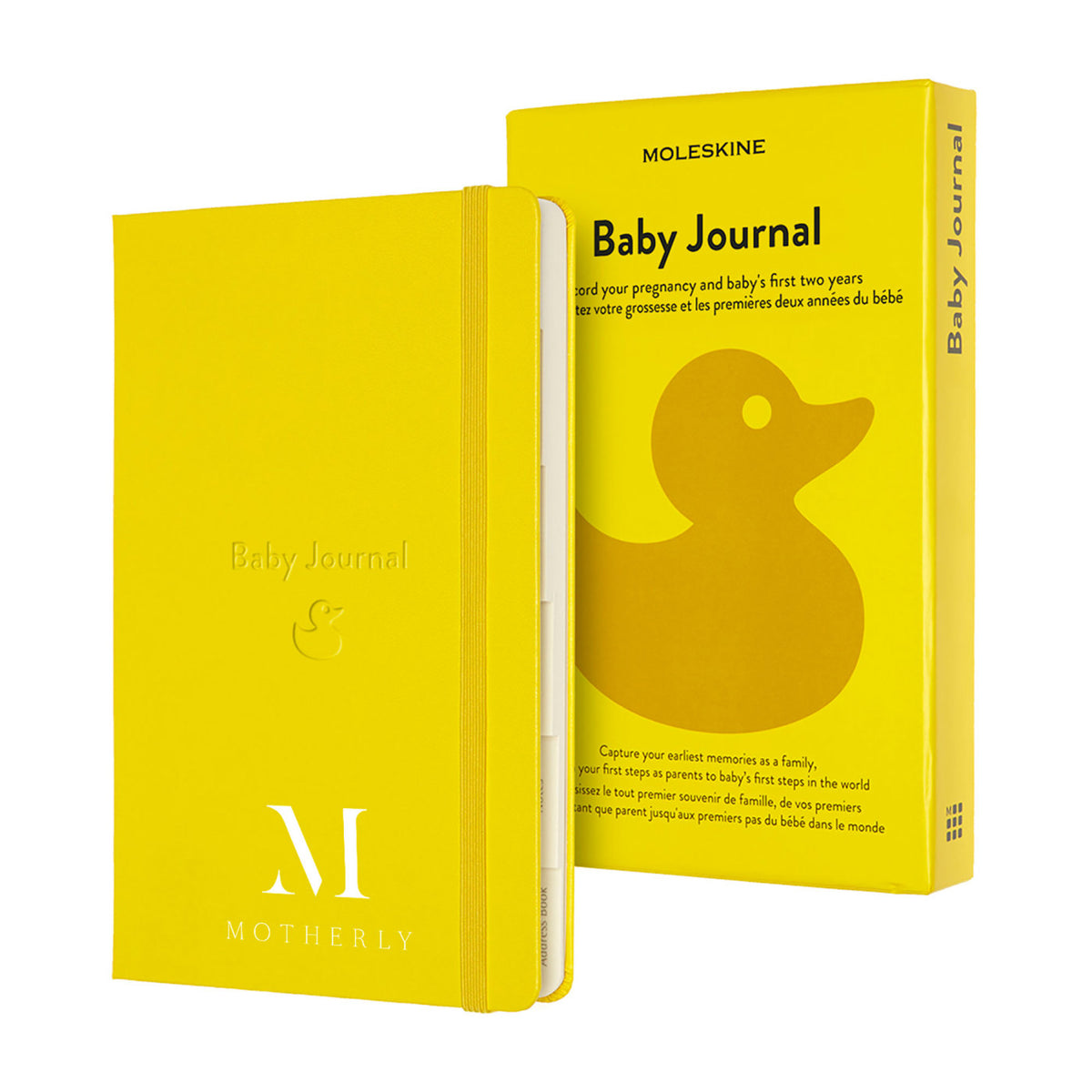 Moleskine Passion Journal, Baby Debossing - Golden Yellow - View 1