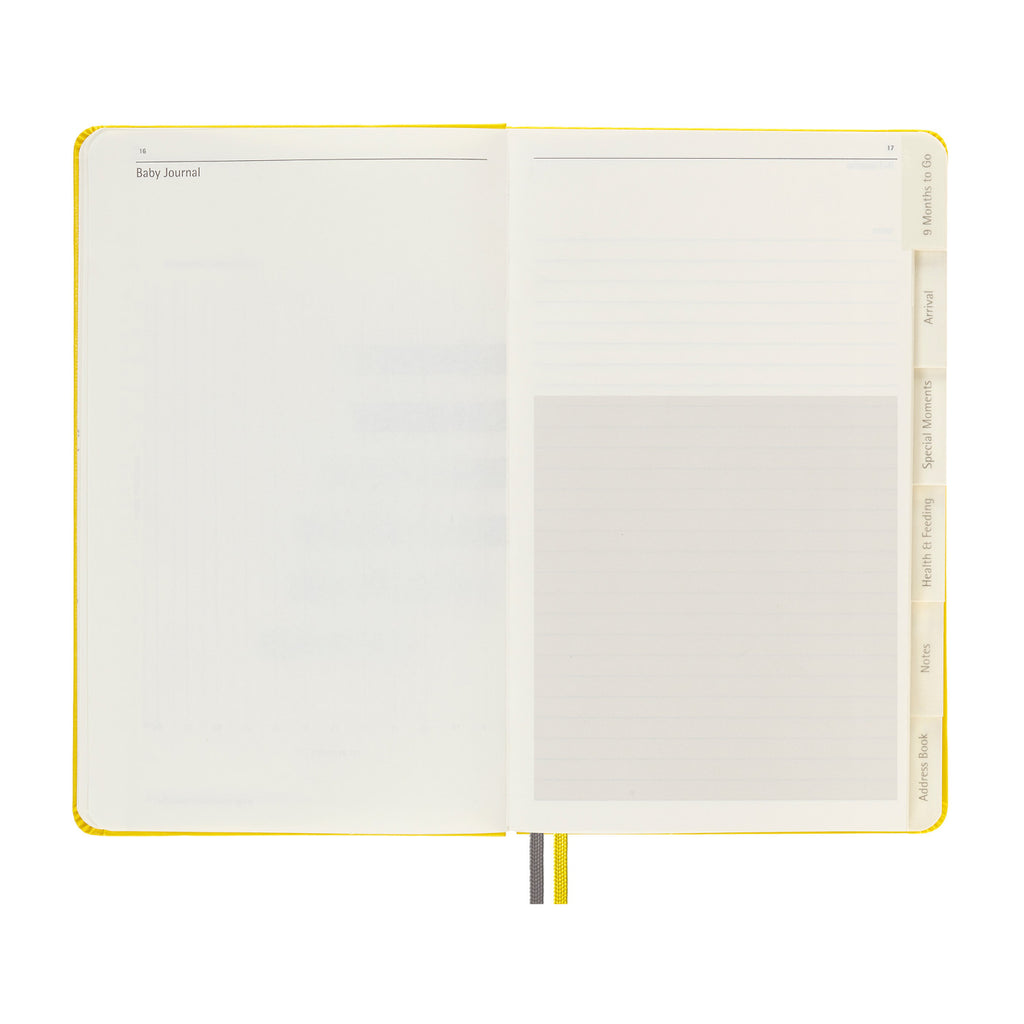 Moleskine Passion Journal, Baby Debossing - Golden Yellow - View 8