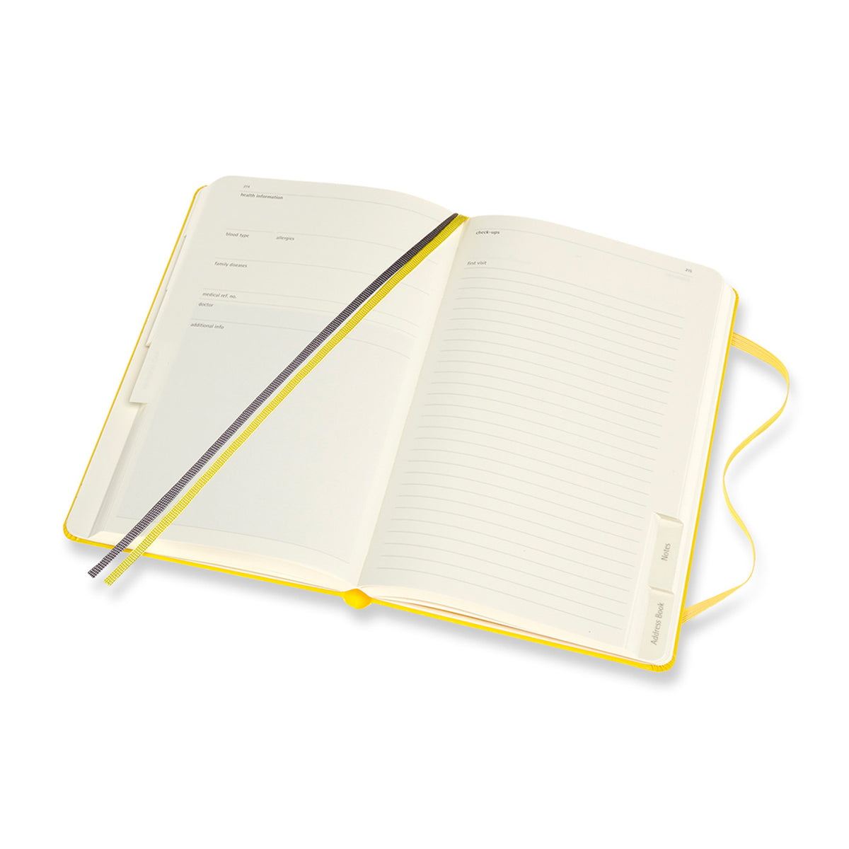 Moleskine Passion Journal, Baby Debossing - Golden Yellow - View 9