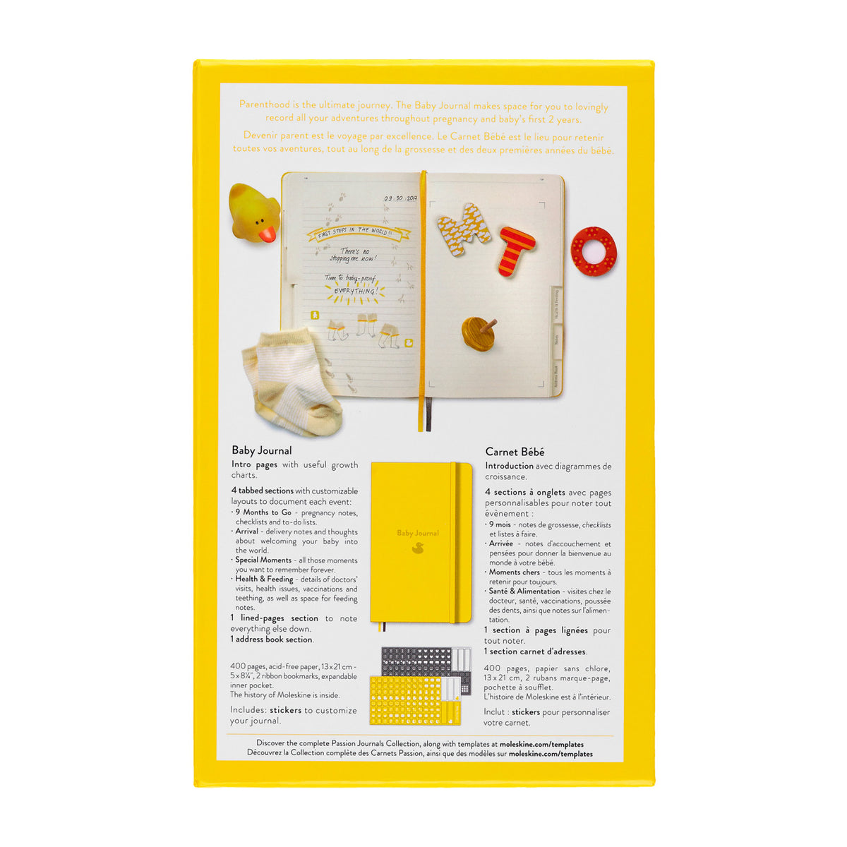 Moleskine Passion Journal, Baby - Golden Yellow - View 5