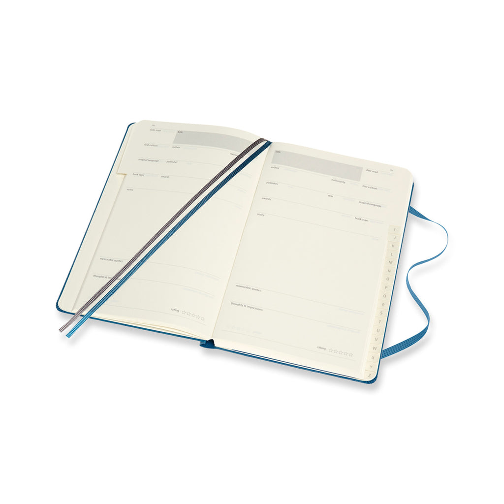 Moleskine Passion Journal, Books Debossing - Steel Blue - View 4