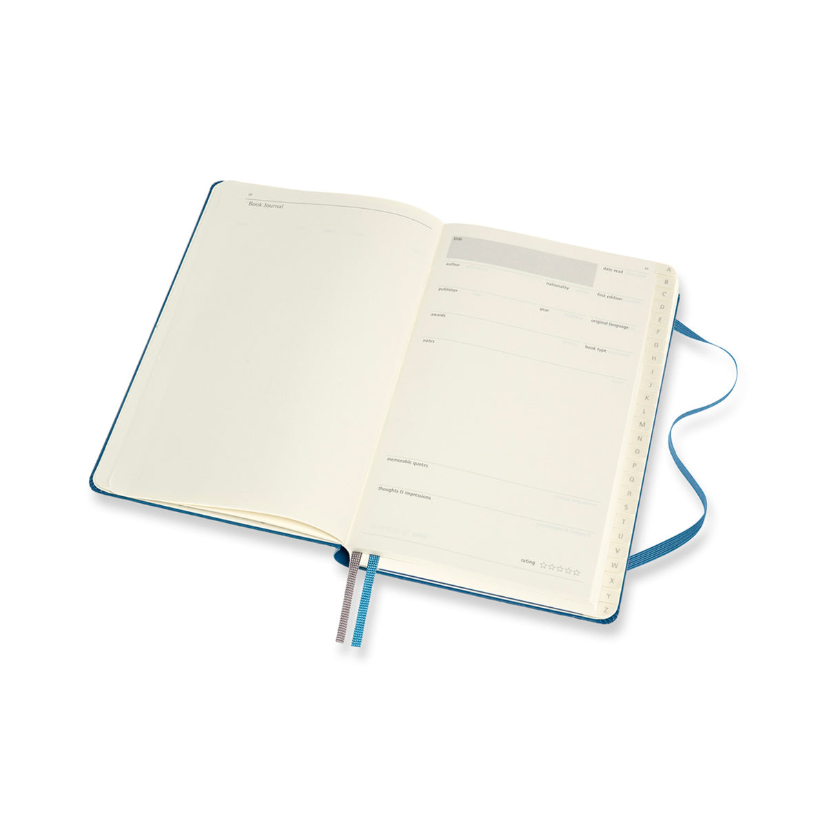 Moleskine Passion Journal, Books Full Color - Steel Blue - View 6