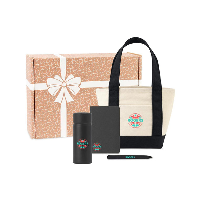 Moleskine Pocket Journal, Petite Tote and Mini Bottle Gift Set