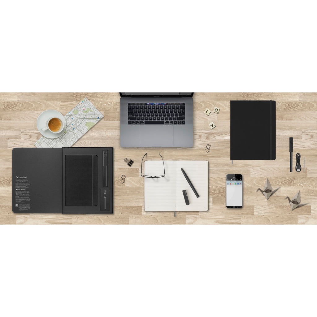 Moleskine Smart Writing Set with Smart Pen and Notebook, Large - Black - View 10
