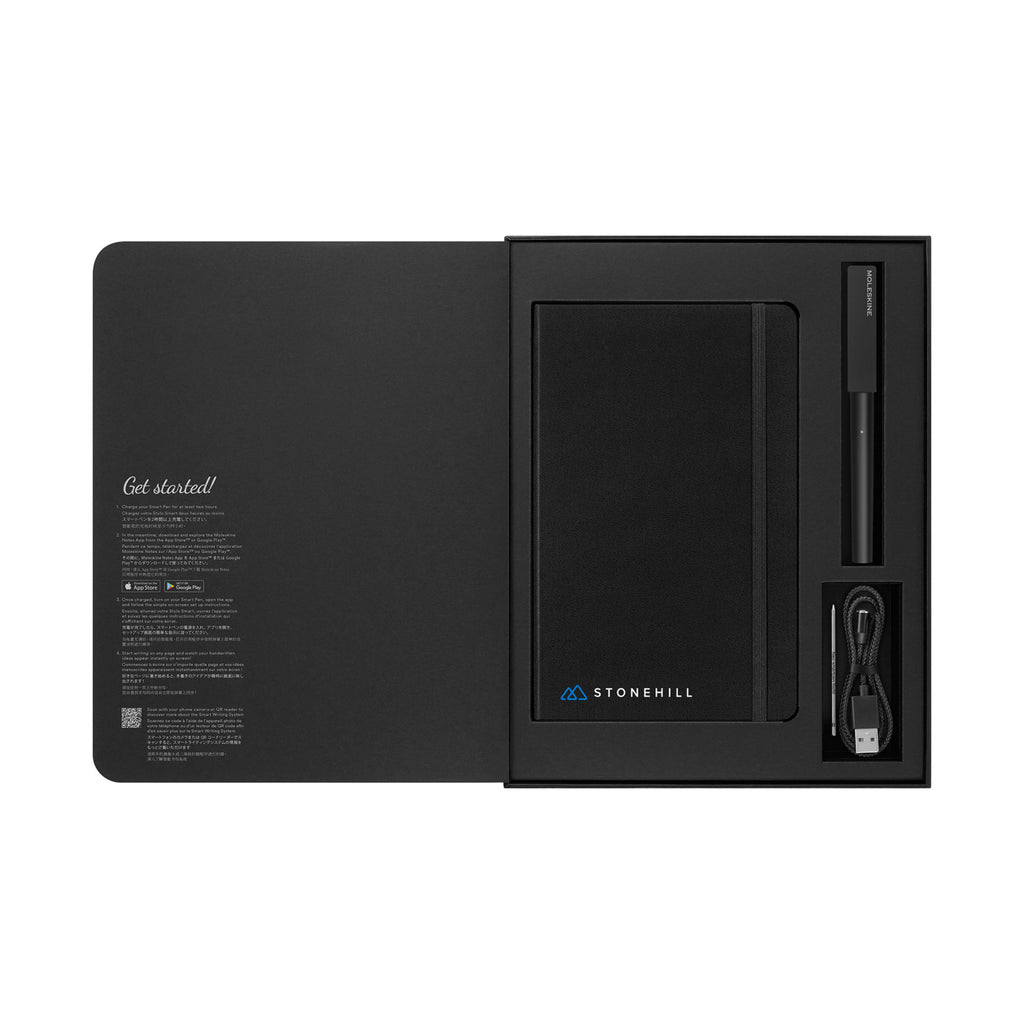 Moleskine Smart Writing Set with Smart Pen and Notebook, Large - Black - View 7