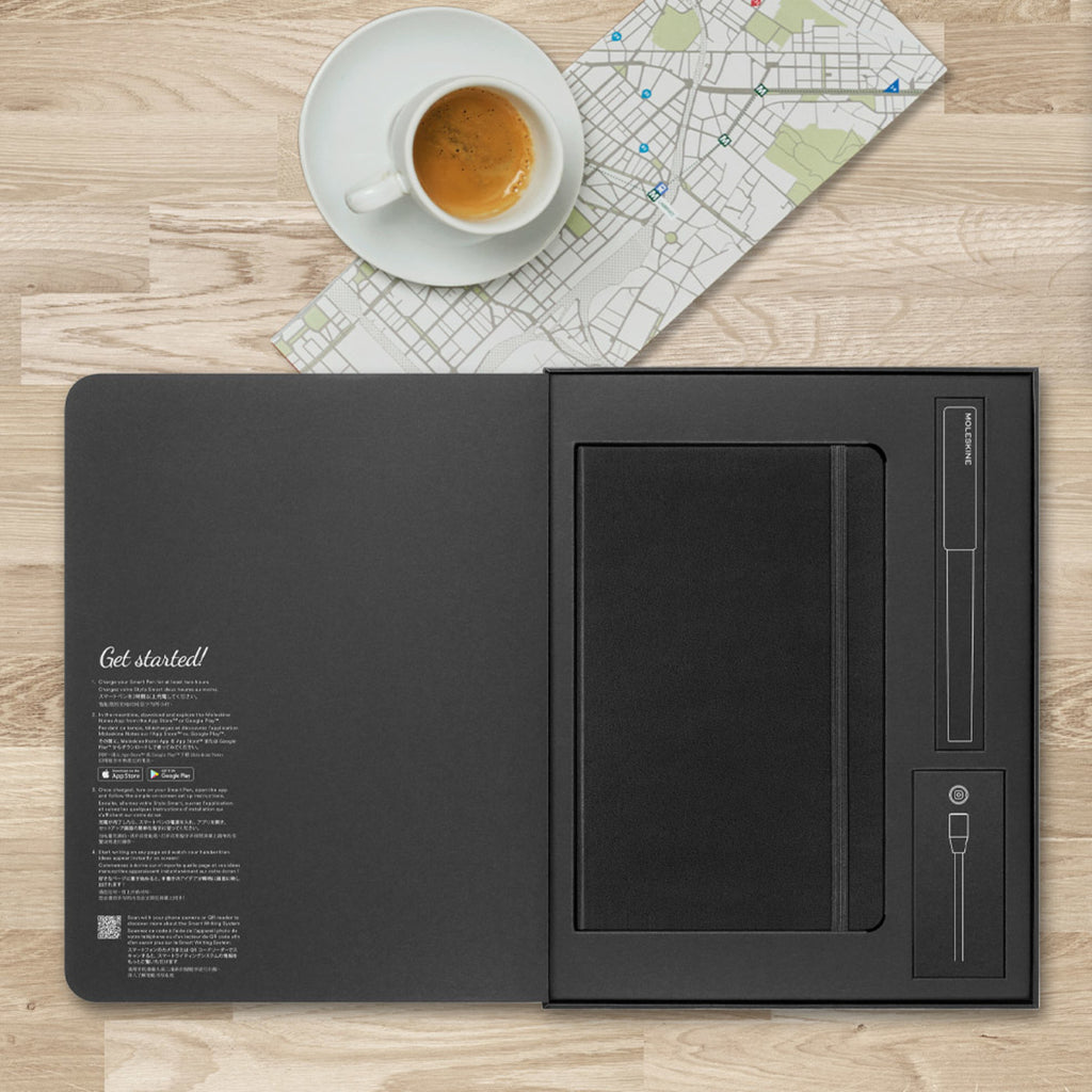 Moleskine Smart Writing Set with Smart Pen and Notebook, Large Debossing - Black - View 11