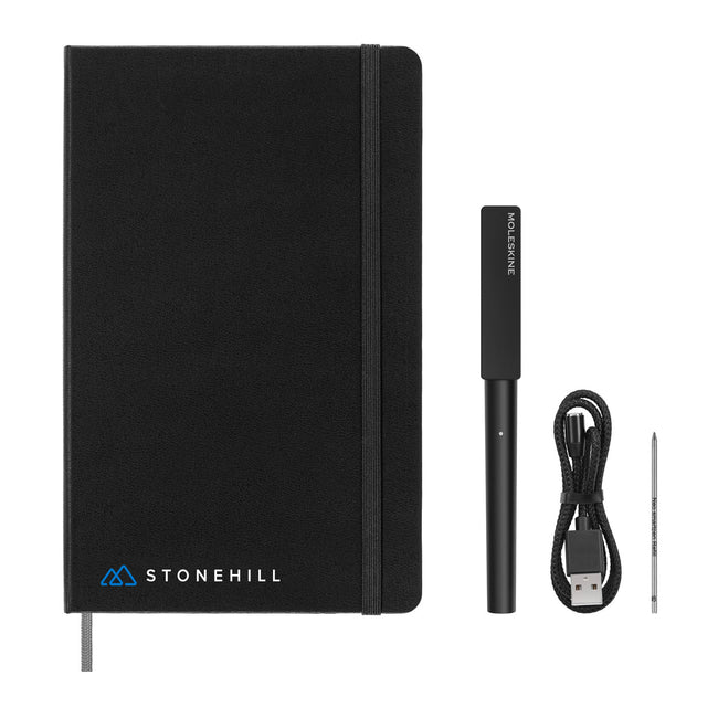 Moleskine Smart Writing Set with Smart Pen and Notebook, Large Full Color