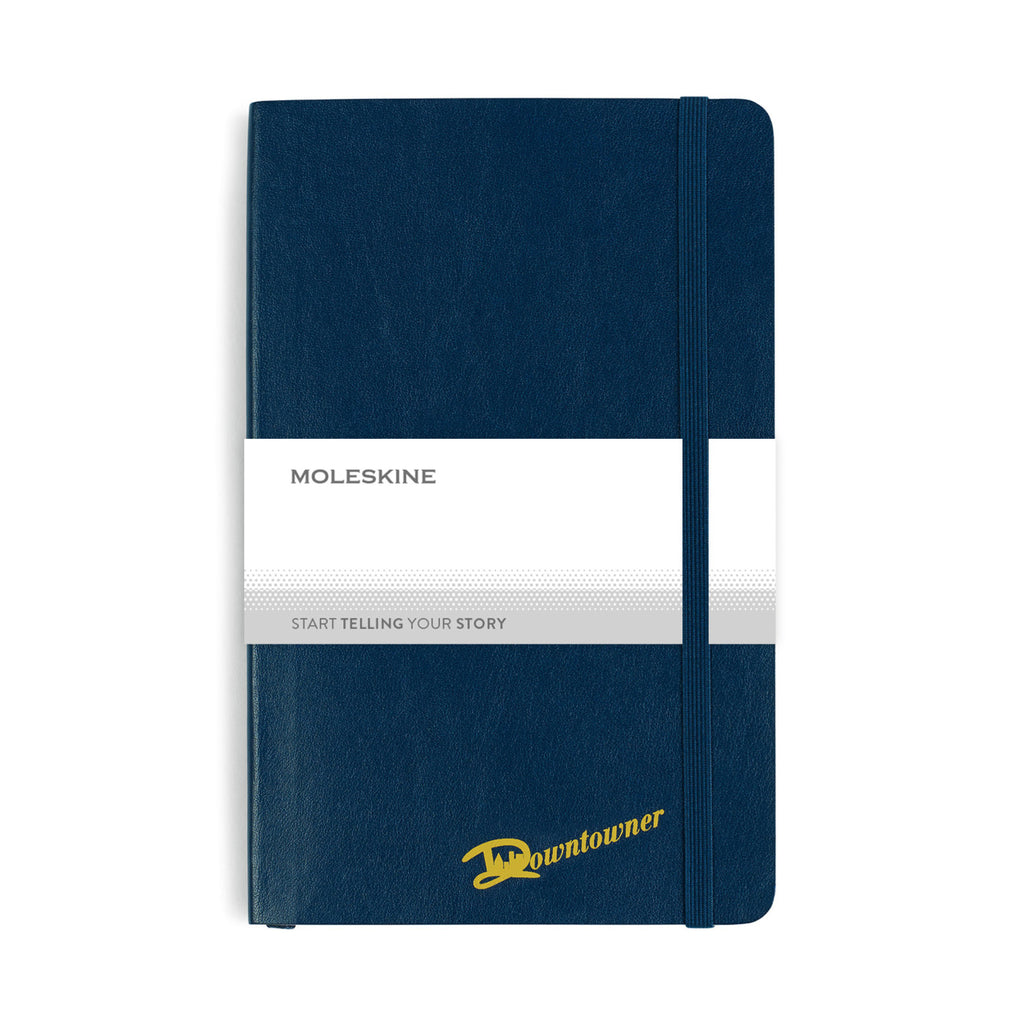 Moleskine Soft Cover Ruled Notebook, Large - Sapphire Blue - View 3