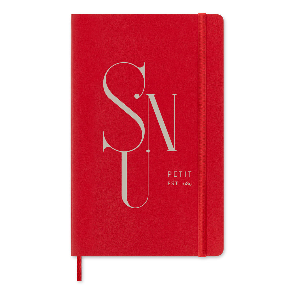 Moleskine Soft Cover Ruled Notebook, Large - Scarlet Red - View 1